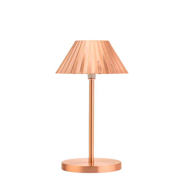 Aruba Copper Cordless LED Table Lamp Utopia 