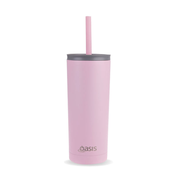Insulated Super Sipper Carnation Pink Tumbler 600ml Insulated Tumbler Oasis 