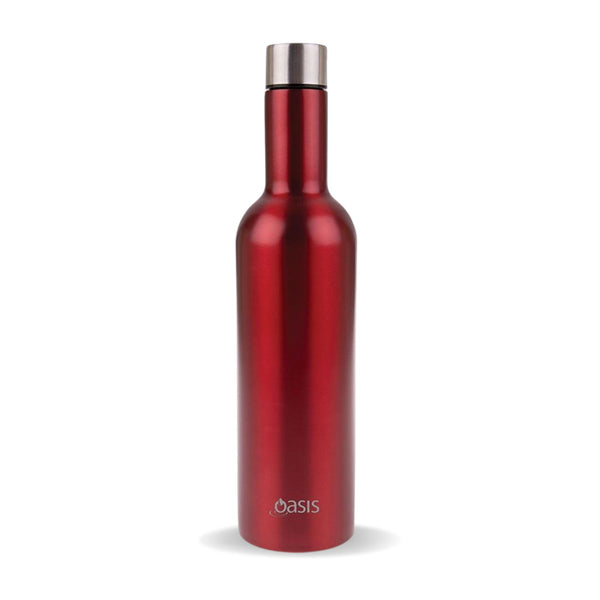 Oasis Insulated Wine Traveller 750ml - Ruby Insulated Water Bottle Oasis 