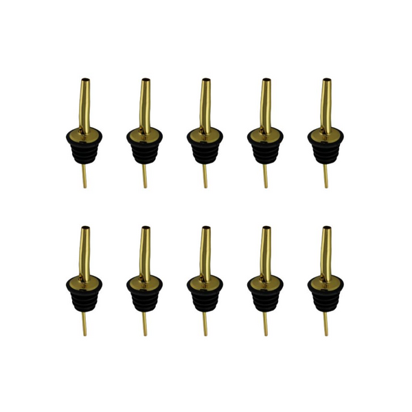 Gold Plated Pourers - Set of 10