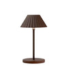 Aruba Cocoa Brown Cordless LED Table Lamp Utopia 