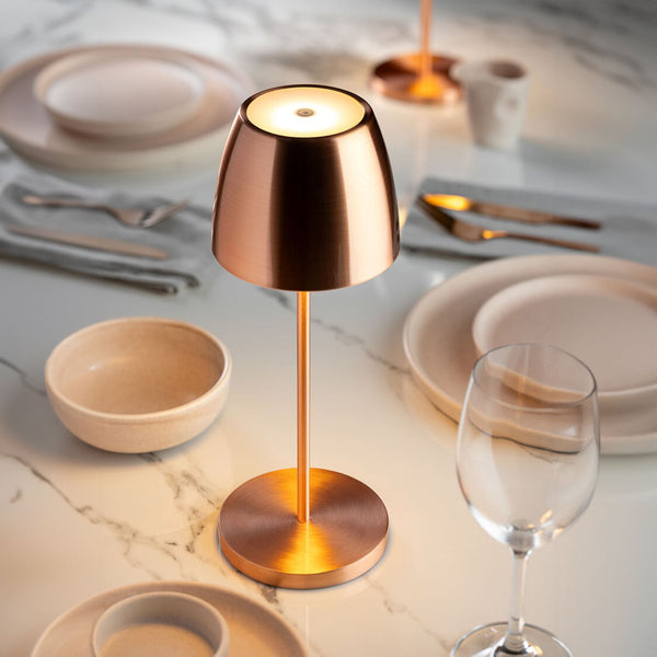 Montserrat Copper Cordless Table Lamp Utopia 