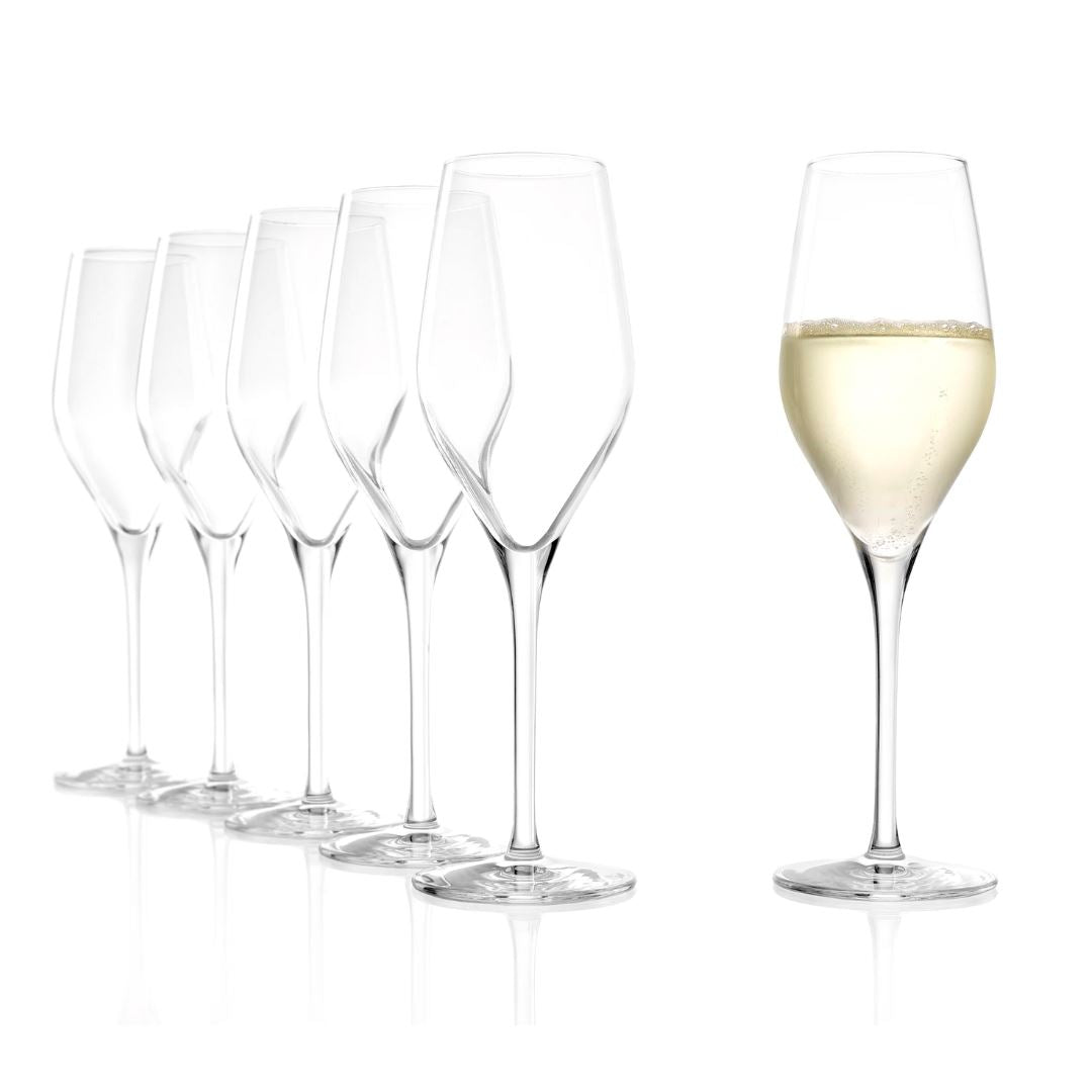Stolzle Exquisit Royale Champagne Glasses 265ml - Set of 6 Glassware Stolzle 