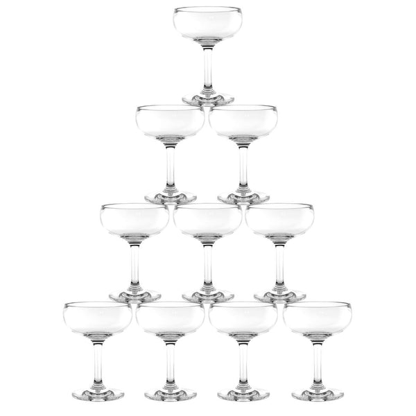 Unbreakable Coupe Champagne Tower Drinkware D-STILL Drinkware 
