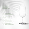 Unbreakable Wine Tasting Glasses 210ml - Set of 4 Wine Glass D-STILL Drinkware 