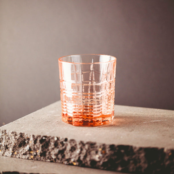 Arcoroc Brixton Rose Pink Tumbler Glass 300ml - Set of 6 Tumblers Arcoroc 