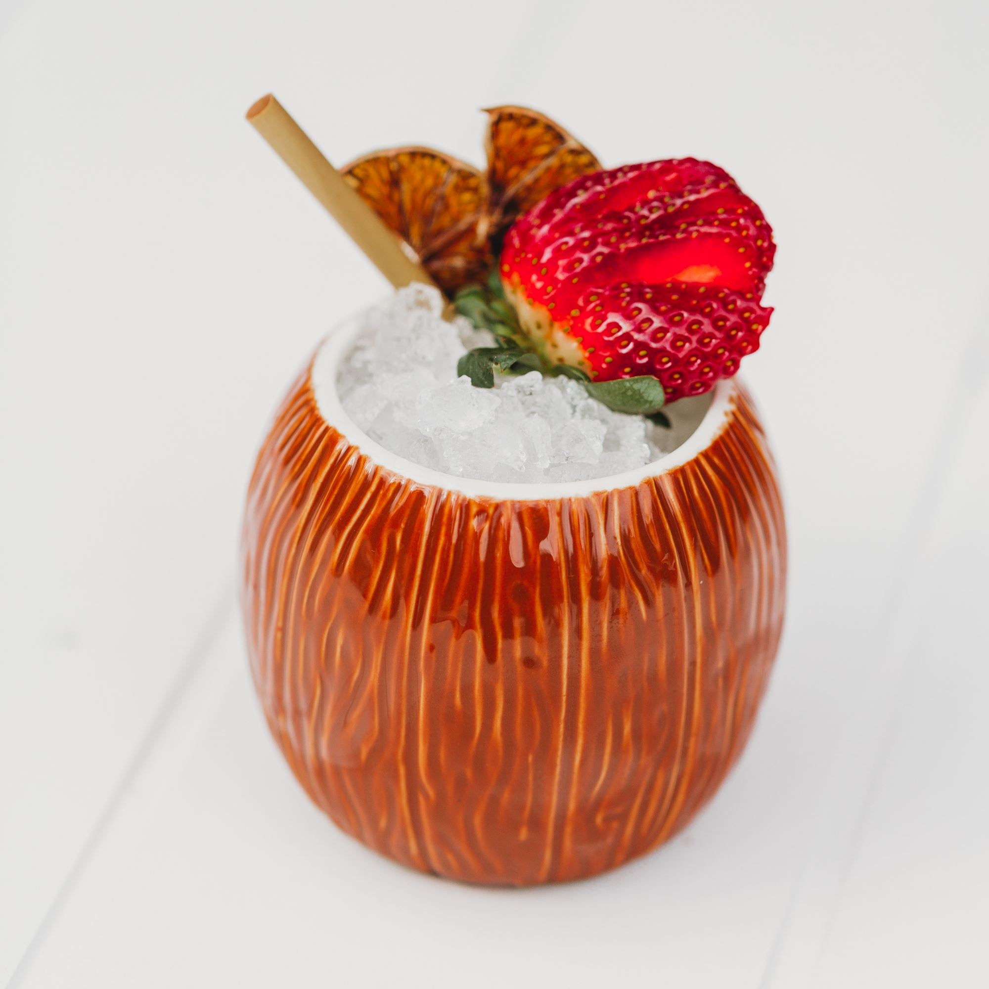 Ceramic Coconut Tiki Mug 500ml Drinkware D-STILL Drinkware 