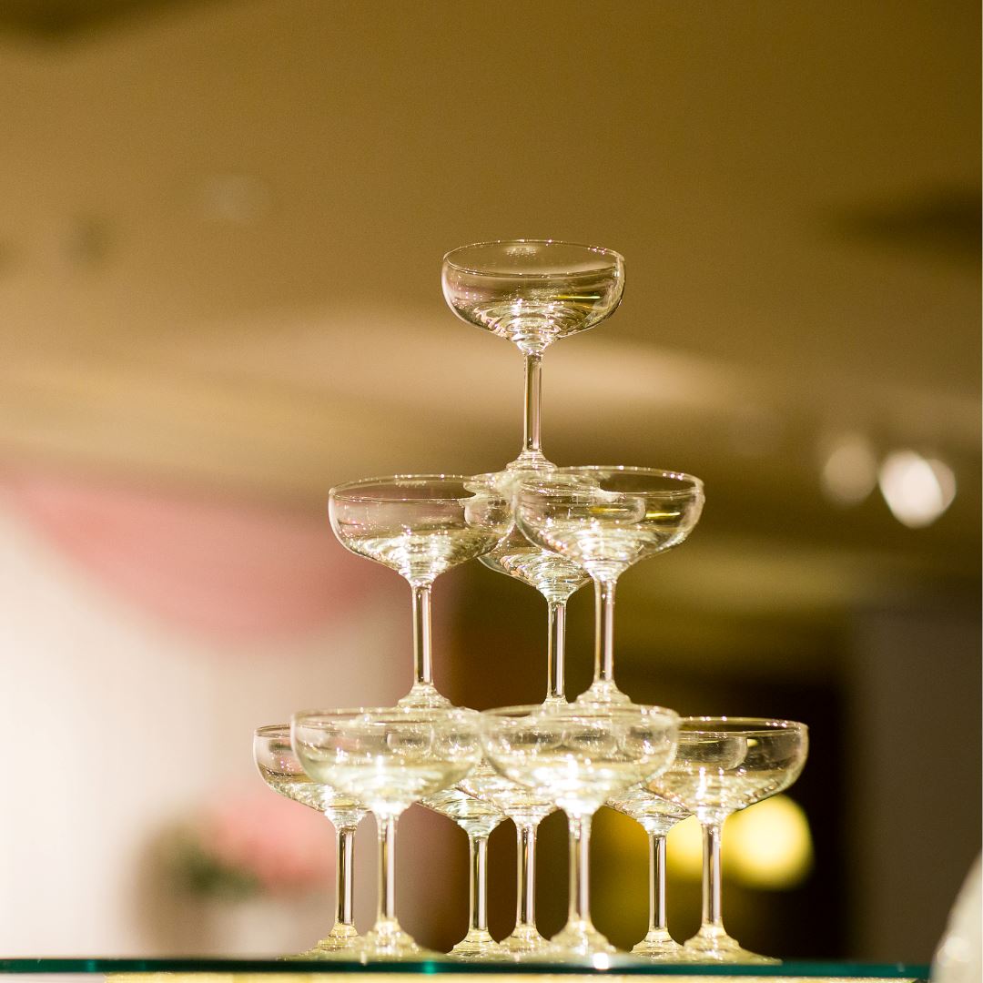 Champagne Glass Tower Drinkware D-STILL Drinkware 