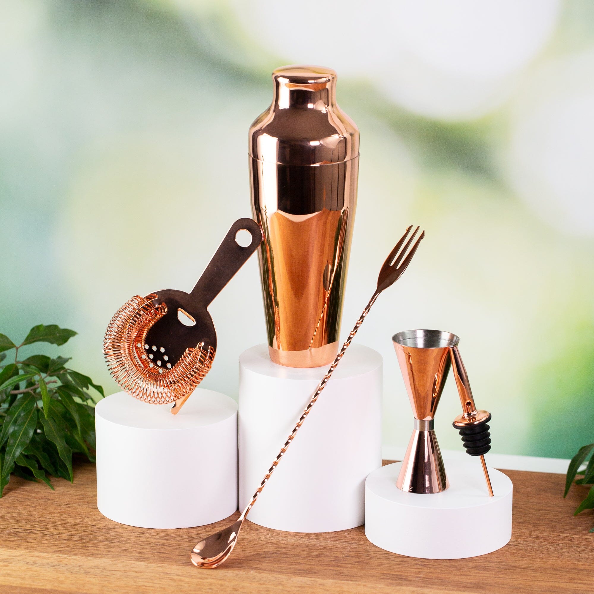 Copper 5-Piece Cocktail Kit Gift Set Cocktail & Barware Tool Sets D-STILL Drinkware 