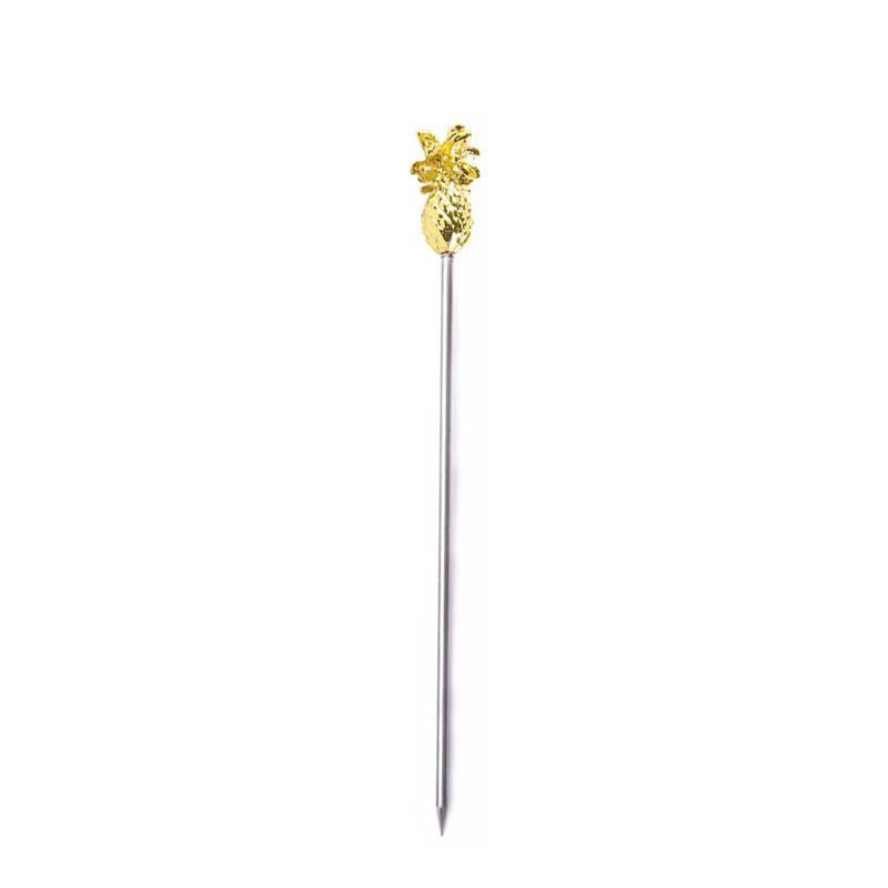 Gold Plated Pineapple Cocktail Pick Barwareforthehome 