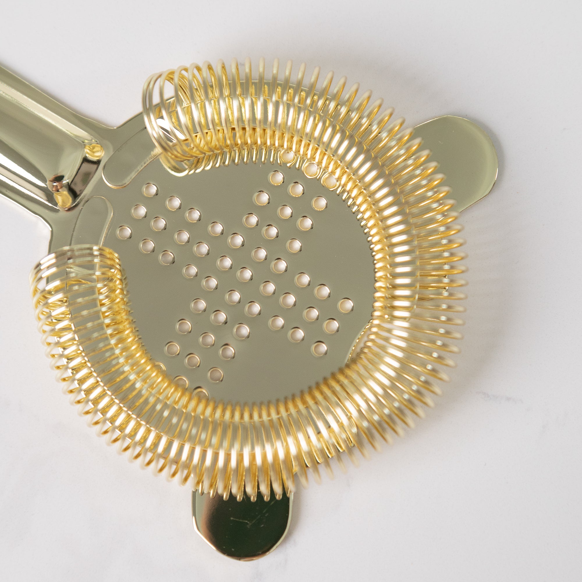 Hawthorn Baron Gold Cocktail Strainer Cocktail Strainers D-STILL Drinkware 