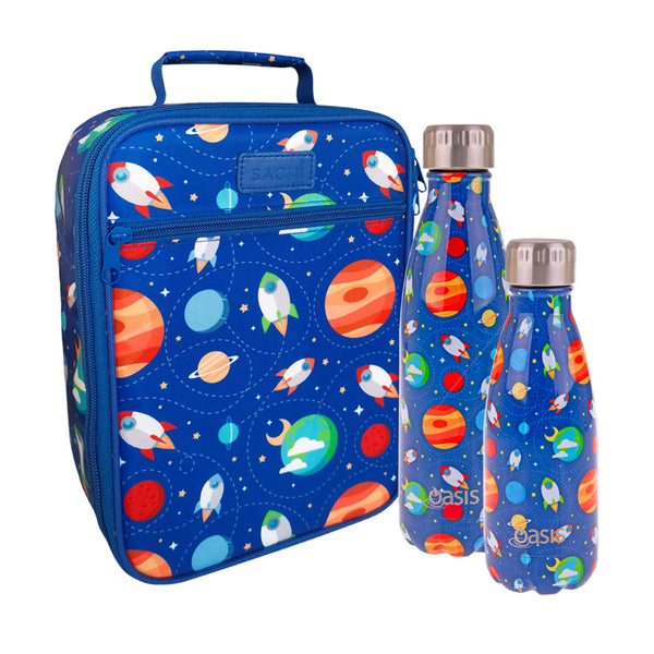 Insulated Drink Bottle Outer Space 350ml Insulated Water Bottle Oasis 
