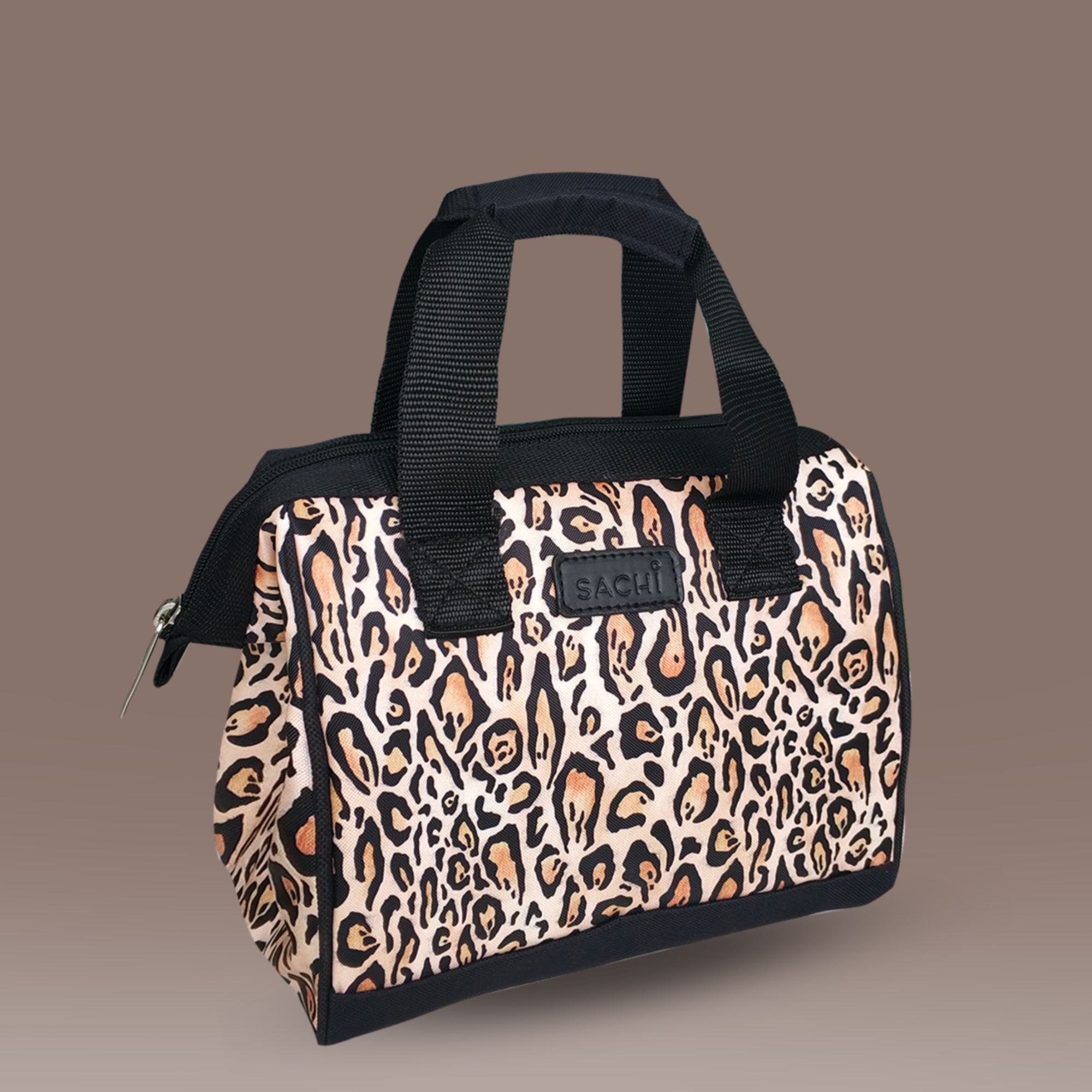 Insulated Lunch Leopard Print Bag Sachi 
