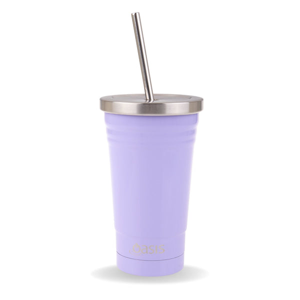 Insulated Smoothie Lilac Purple Tumbler 500ml Insulated Wine Glass Oasis 