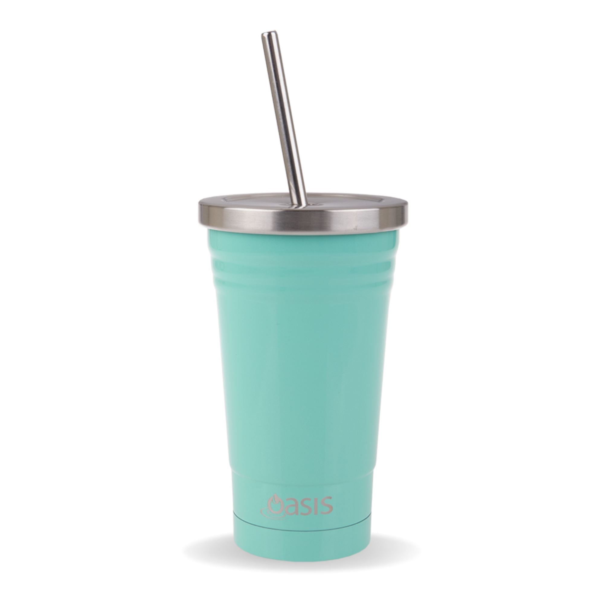 Insulated Smoothie Spearmint Tumbler 500ml Insulated Wine Glass Oasis 