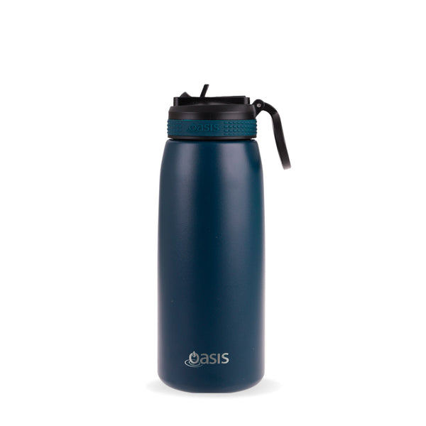 Insulated Sports Sipper Bottle Navy 780ml Insulated Water Bottle Oasis 