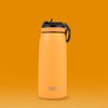 Insulated Sports Sipper Bottle Neon Orange 780ml Insulated Water Bottle Oasis 
