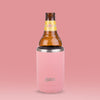 Insulated Stubby Cooler Pink 375ml Insulated Cooler Can Oasis 