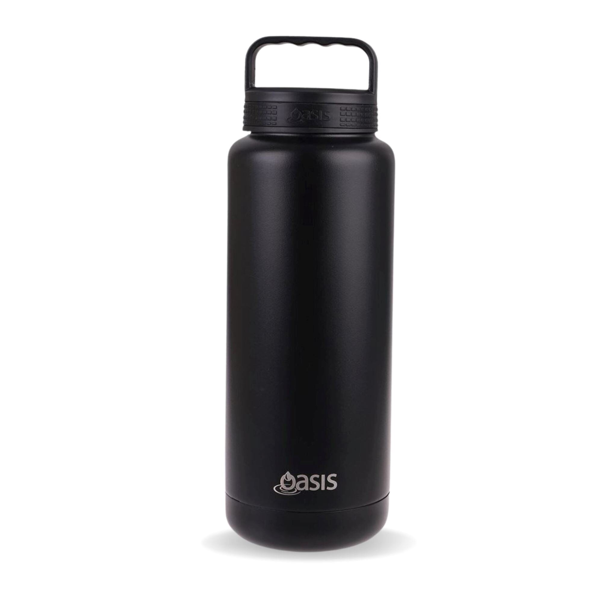 Insulated Titan Black Water Bottle 1.2 Litre Insulated Water Bottle Oasis 