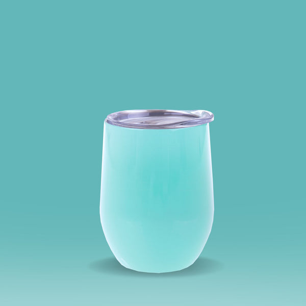 Insulated Wine Tumbler Spearmint 330ml Insulated Wine Glass Oasis 