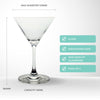 Martini Glass 180ml - Set of 4 Stemware D-STILL Drinkware 