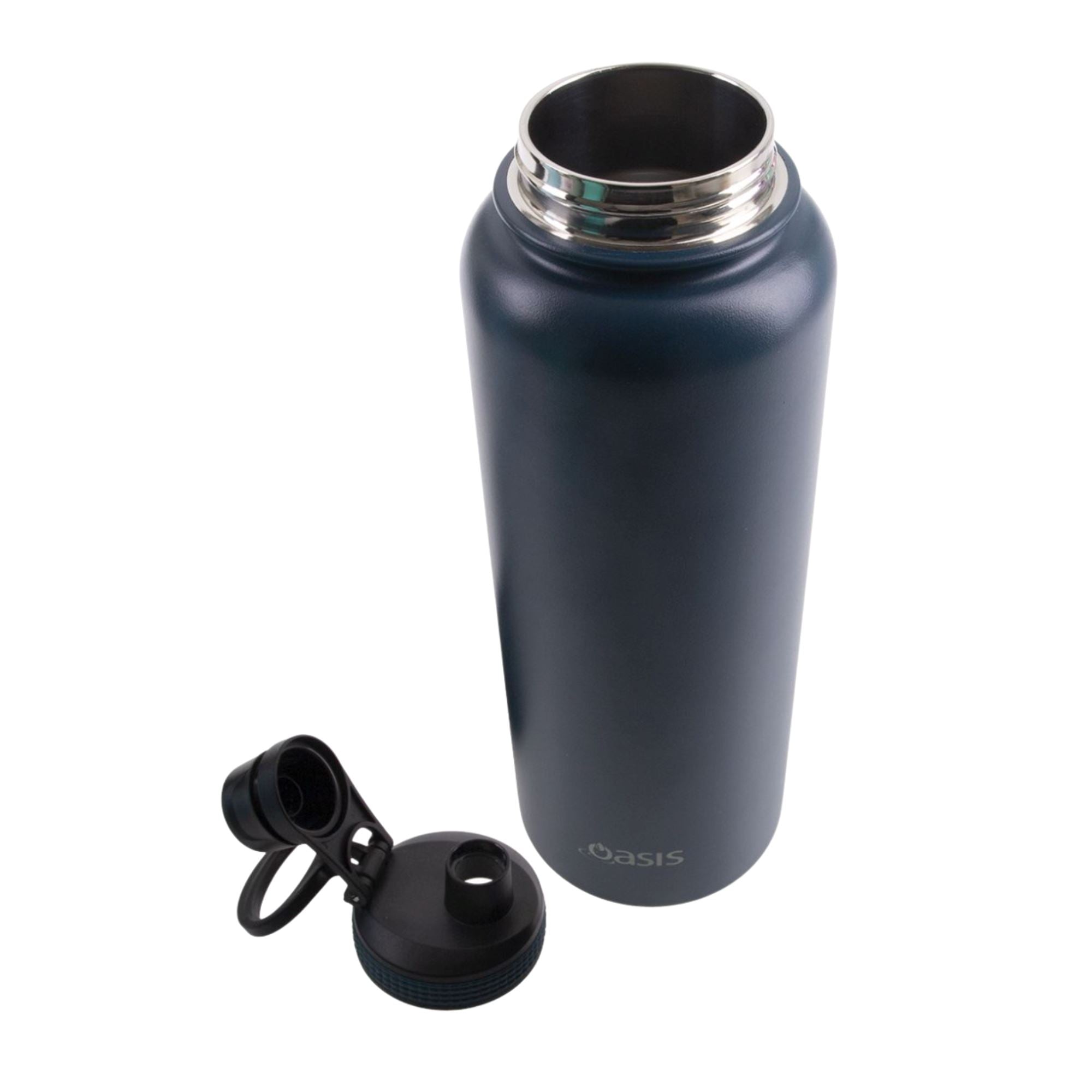 Oasis Insulated Challenger Water Bottle 1.1 Litre - Navy Water Bottles Oasis 
