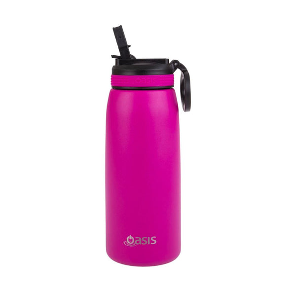 Oasis Insulated Sports Sipper Bottle 780ml - Fuchsia Pink Drinkware Oasis 