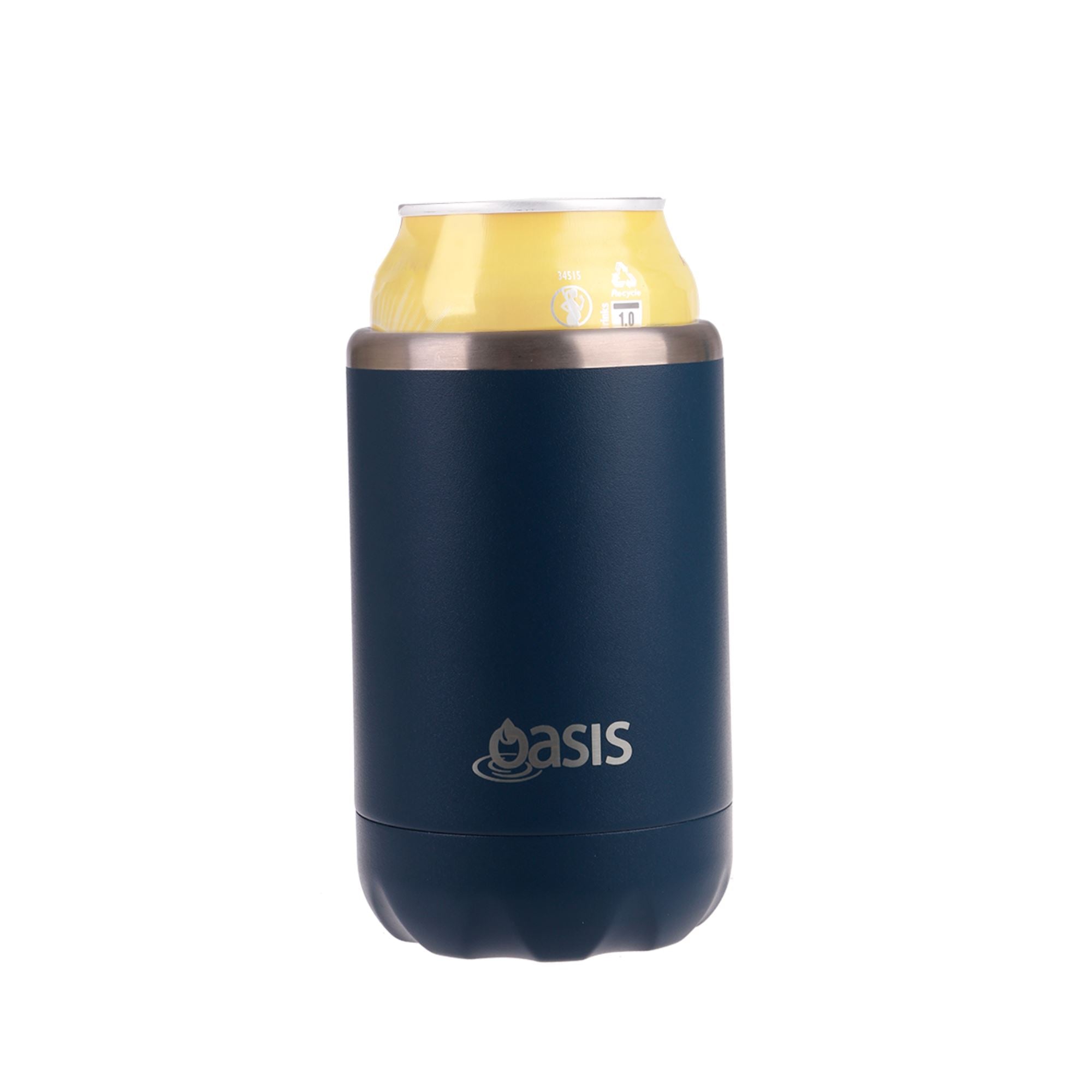 Oasis Insulated Stubby Cooler 375ml - Navy Insulated Oasis 