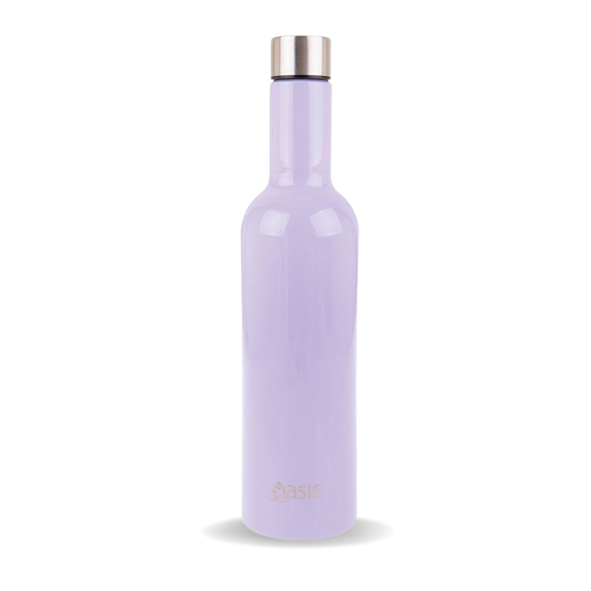 Oasis Insulated Wine Traveller 750ml - Lilac Insulated Water Bottle Oasis 