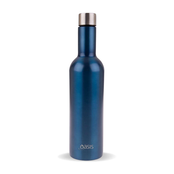Oasis Insulated Wine Traveller 750ml - Sapphire Insulated Water Bottle Oasis 