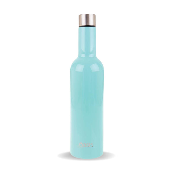 Oasis Insulated Wine Traveller 750ml - Spearmint Insulated Water Bottle Oasis 