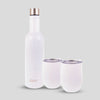 Oasis Insulated Wine Traveller White Gift Set Insulated Wine Glass Oasis 