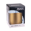 Oasis Insulated Wine Tumbler 330ml - Champagne Gold Insulated Wine Glass Oasis 