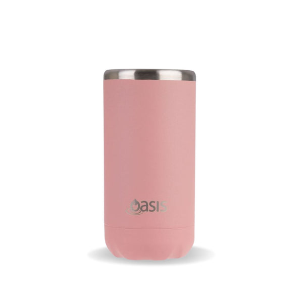 Oasis Stainless Steel Insulated Cooler Can 330ml - Coral Cove Insulated Cooler Can Oasis 