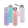 Oasis Stainless Steel Sports Bottle With Straw 500ml - Soft Pink Insulated Water Bottle Oasis 