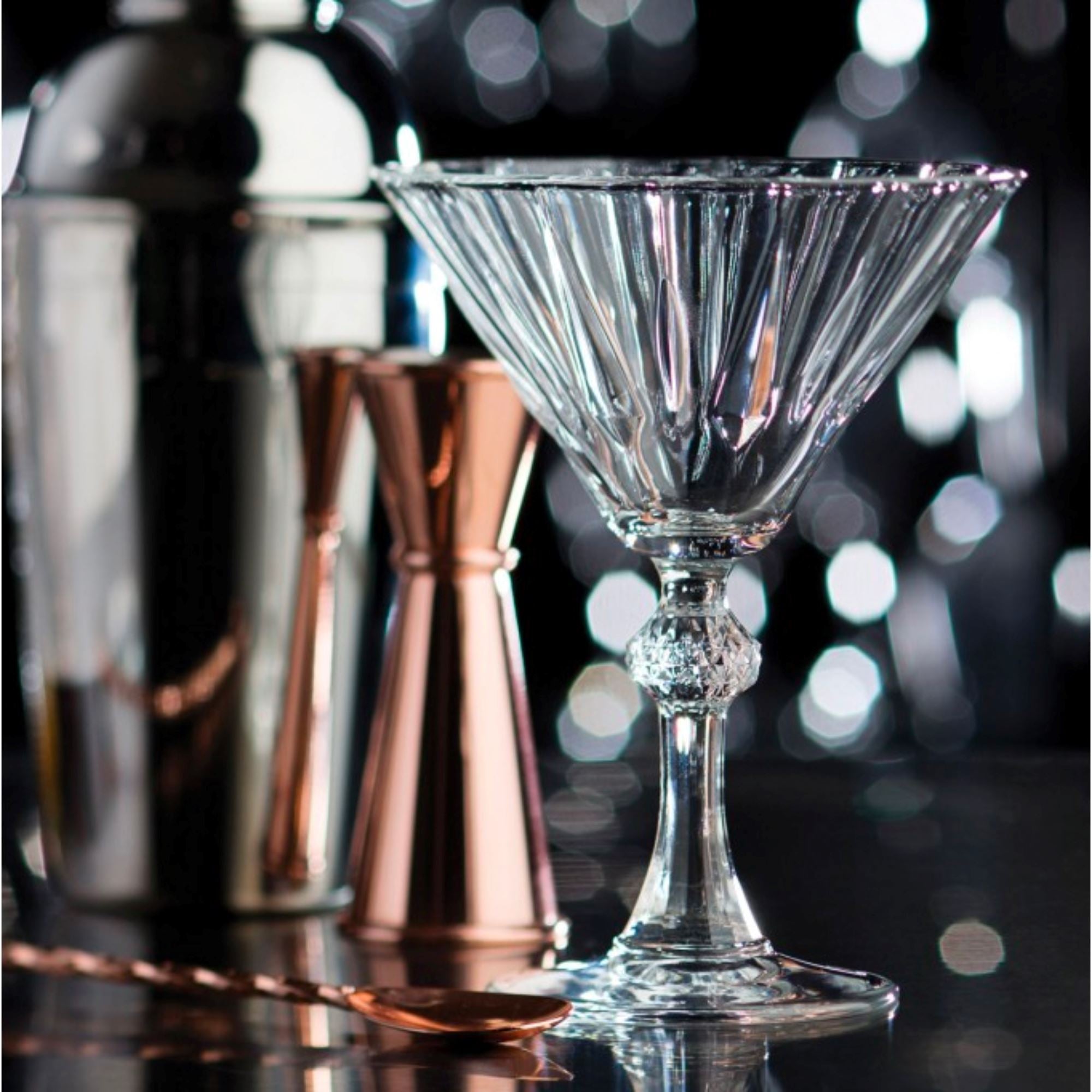 Pasabahce Diamond Martini Glasses 240ml - Set of 4 Drinkware Pasabahce 