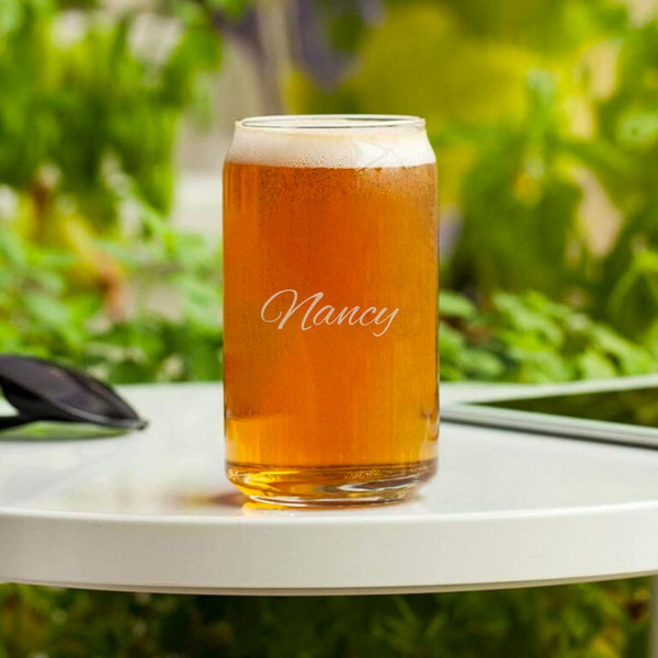 Personalised Libbey Beer Can Glass 473ml Beer Glass Libbey 