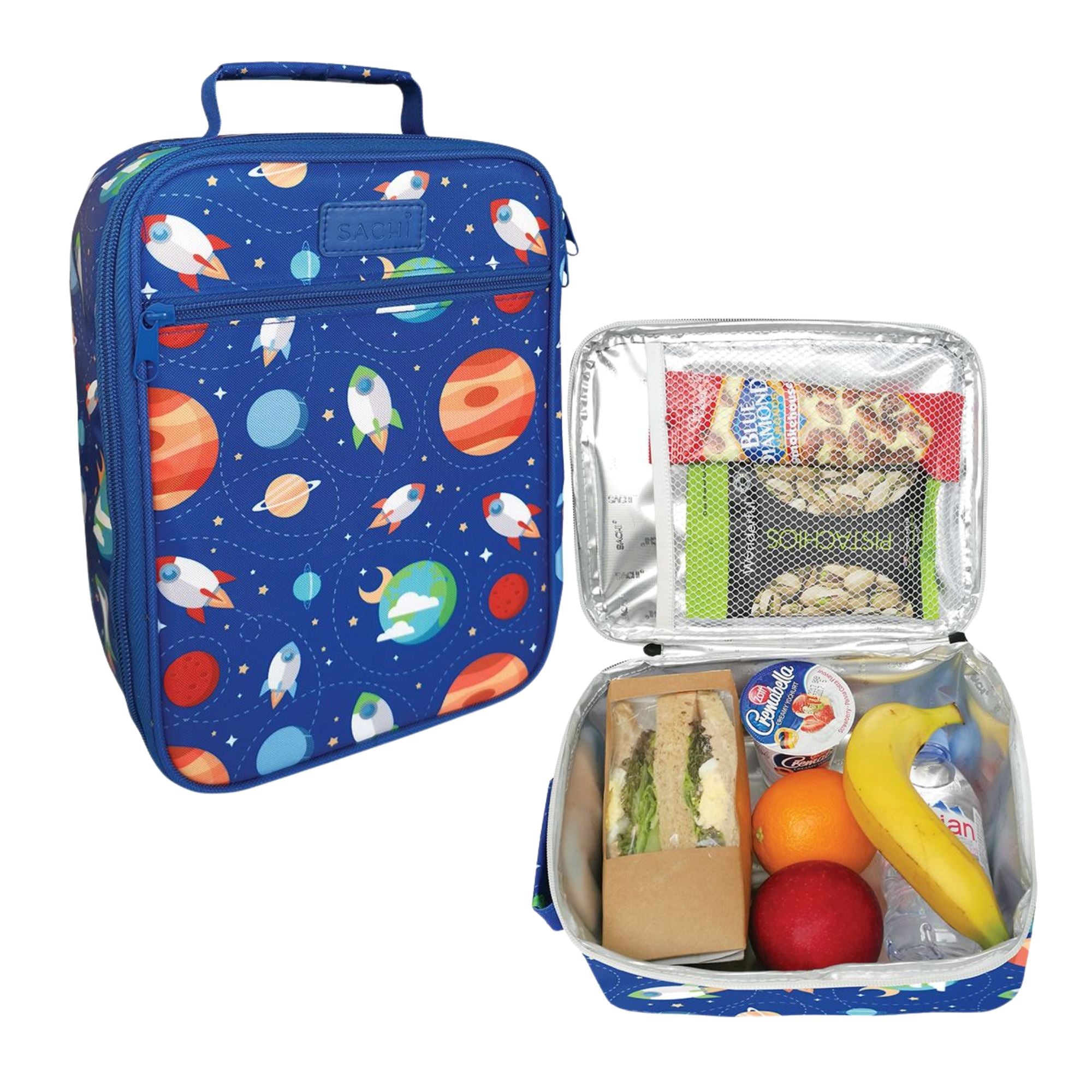 Sachi Insulated Outer Space Lunch Bag Lunch Boxes & Totes Sachi 