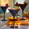 Stolzle Olympic Martini Glasses Black & Bronze 240ml - Set of 6 Glassware Stolzle 