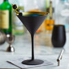 Stolzle Olympic Martini Glasses Black & Gold 240ml - Set of 6 Stemware Stolzle 