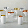 Stolzle Olympic Tumblers White & Gold 465ml - Set of 6 Drinkware Stolzle 