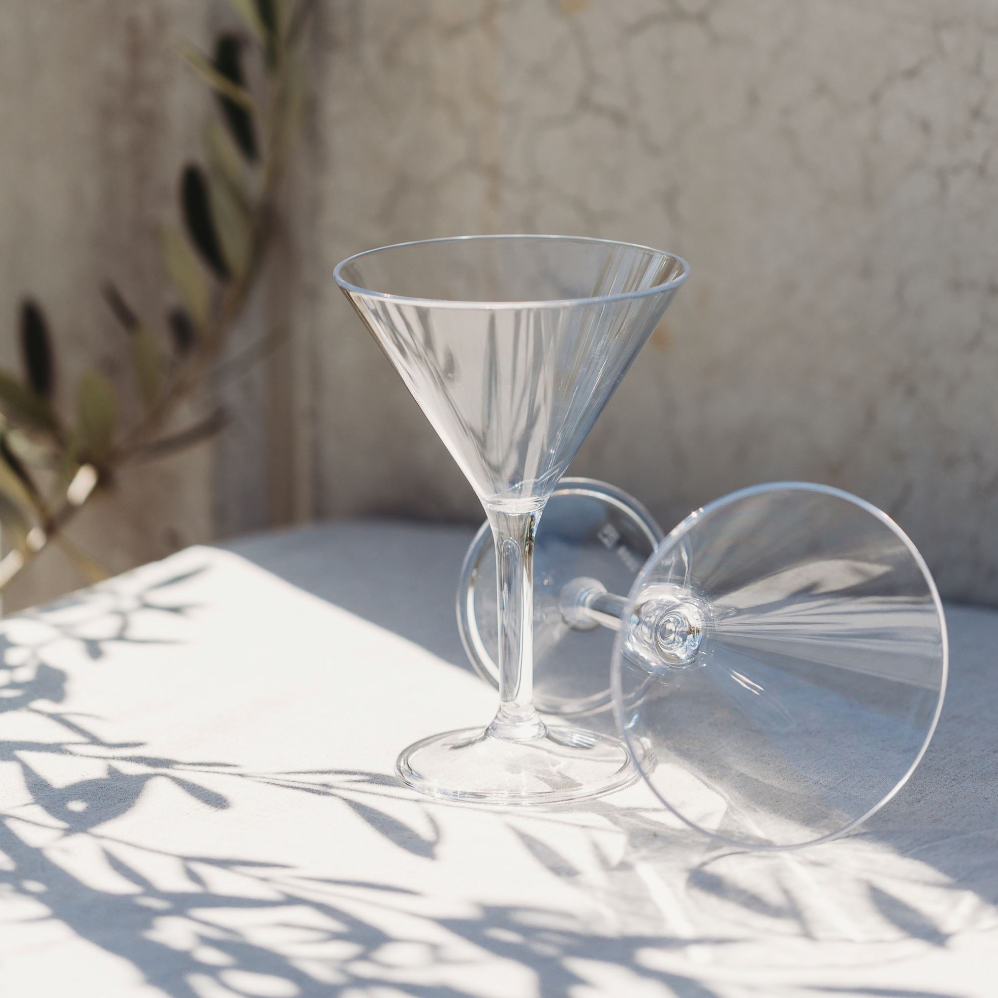 Unbreakable Martini Glasses 280ml - Set of 4 Cocktail Glass D-STILL Drinkware 