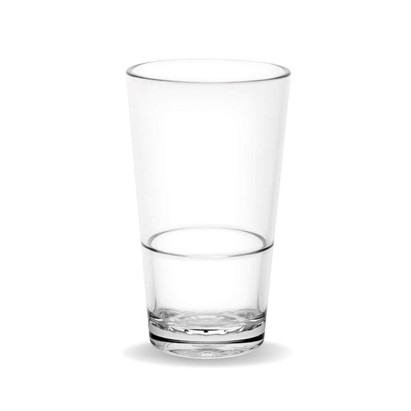 Unbreakable Nucleated Beer Glasses 360ml - Set of 4 Beer Glasses D-STILL Drinkware 