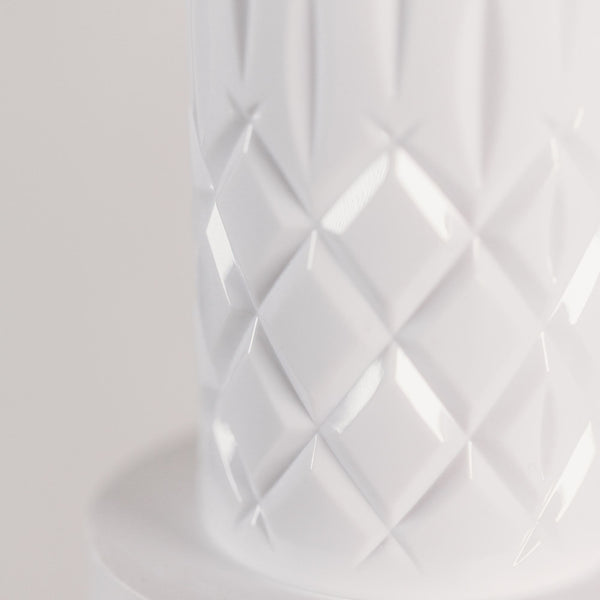 Unbreakable White Hamptons Diamond Cut Highball 415ml - Set of 4 Highball Glass D-STILL Drinkware 